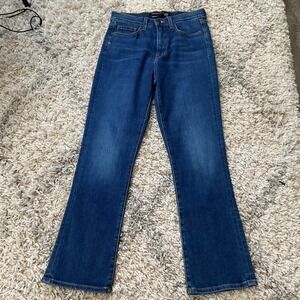 Veronica Beard Jeans Womens 28 Blue Bootcut Flare High Rise Denim Made in LA